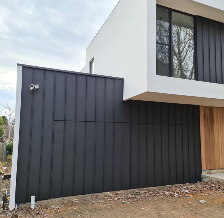 Garage Doors with Metal Cladding Systems